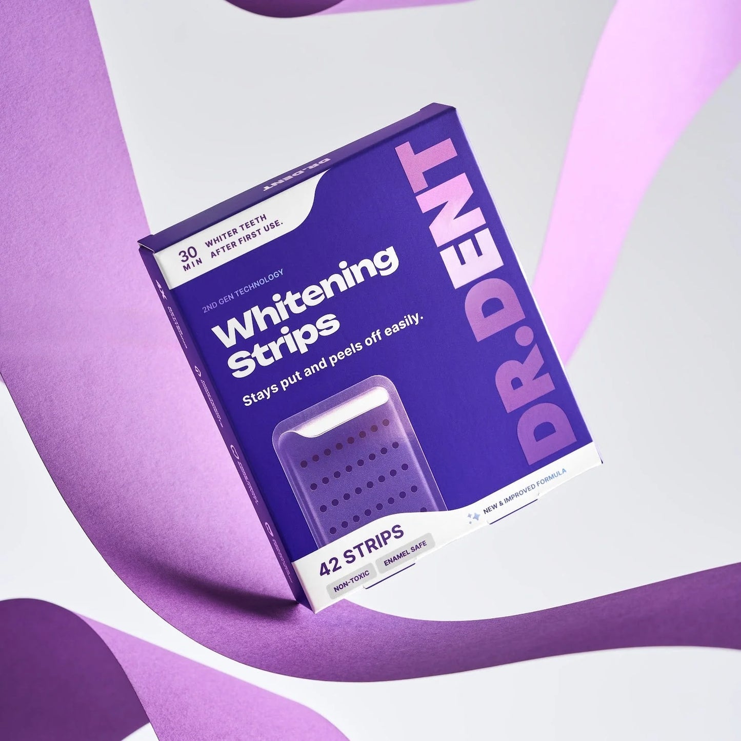 DR.DENT Color Correcting Whitening Strips #14ct