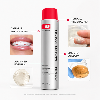 Stain Whitening Mouthwash - Gunk Removing Mouthwash for Fresh Breath