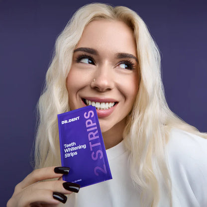 DR.DENT Color Correcting Whitening Strips #14ct