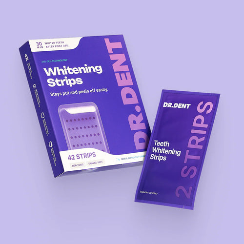 DR.DENT Color Correcting Whitening Strips #14ct